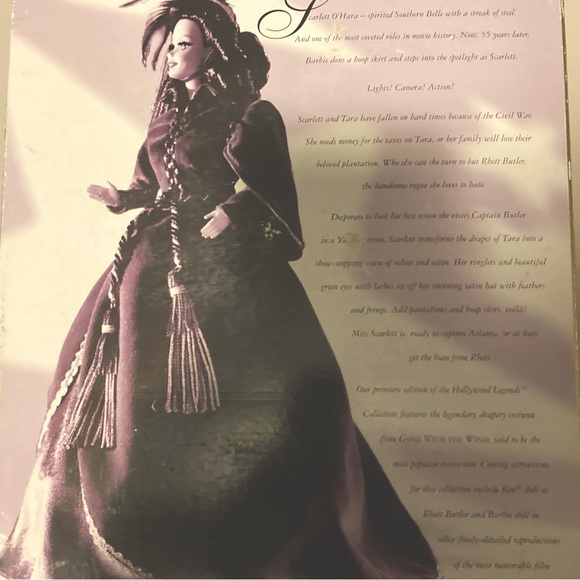 Barbie Scarlett O Hara Hollywood Legends Collection - Picture 2 of 6